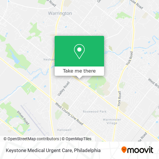 Mapa de Keystone Medical Urgent Care