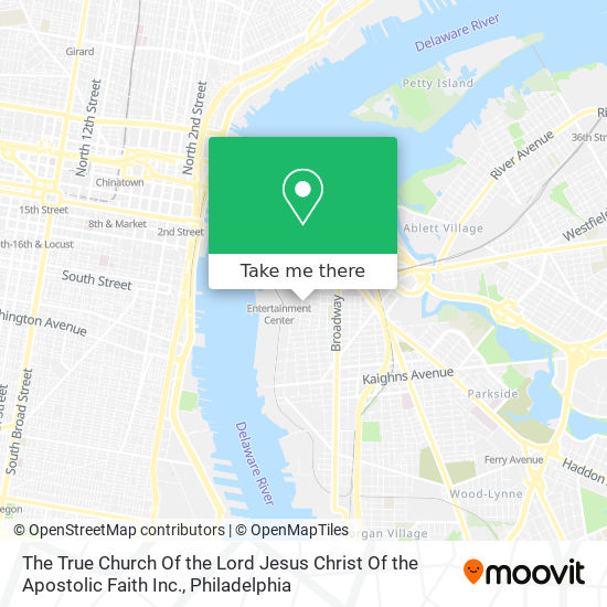 Mapa de The True Church Of the Lord Jesus Christ Of the Apostolic Faith Inc.