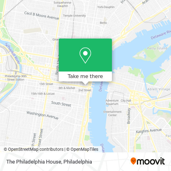 Mapa de The Philadelphia House