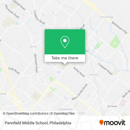 Mapa de Pennfield Middle School