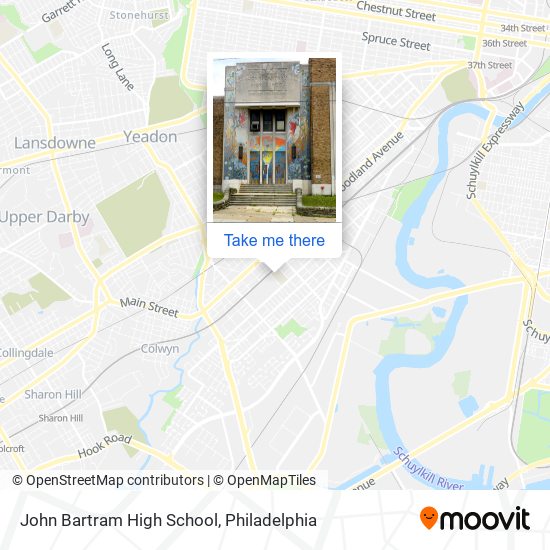 Mapa de John Bartram High School