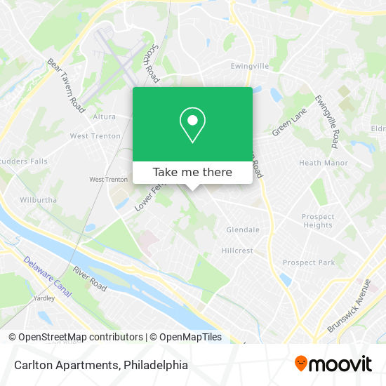 Carlton Apartments map