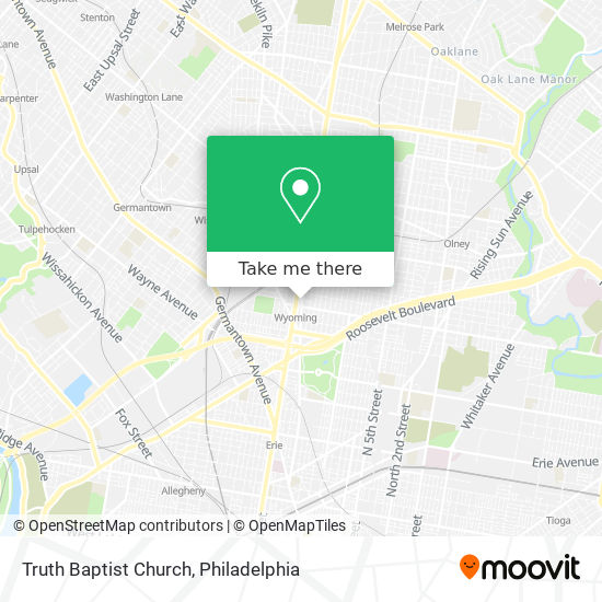 Truth Baptist Church map