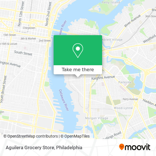 Mapa de Aguilera Grocery Store