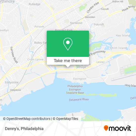Denny's map