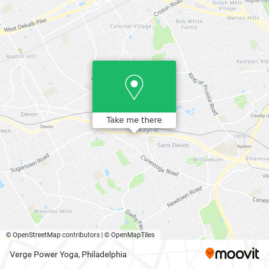 Verge Power Yoga map