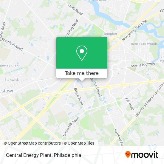 Central Energy Plant map
