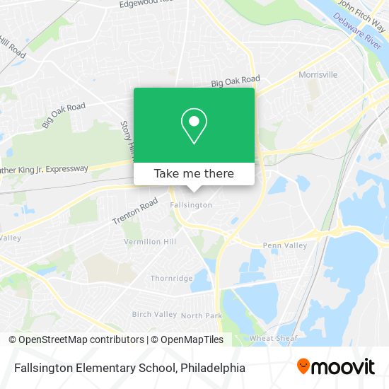 Mapa de Fallsington Elementary School