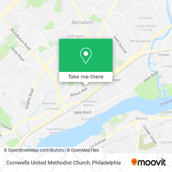 Mapa de Cornwells United Methodist Church