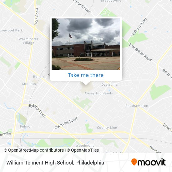 William Tennent High School map