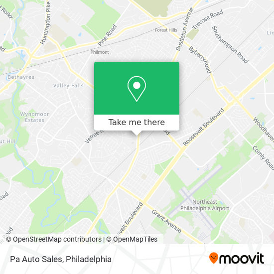 Pa Auto Sales map