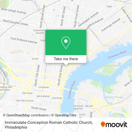 Mapa de Immaculate Conception Roman Catholic Church