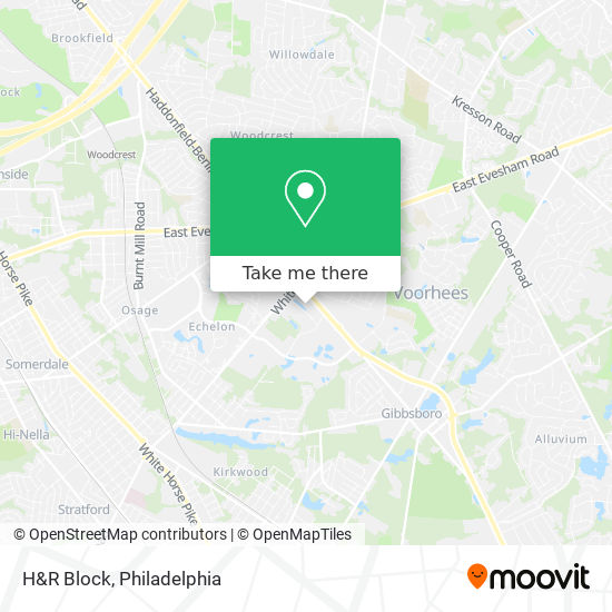 H&R Block map