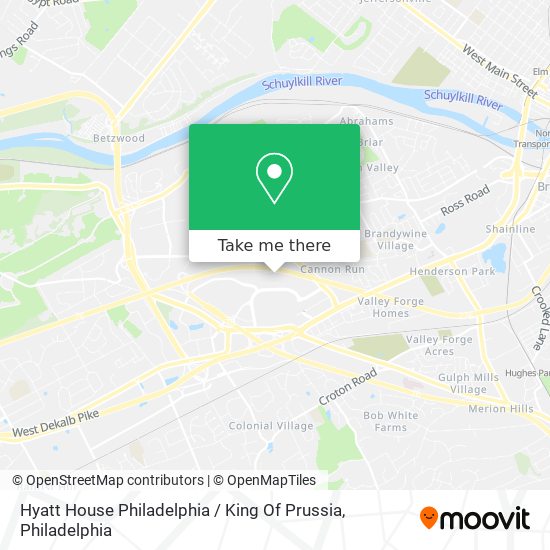 Hyatt House Philadelphia / King Of Prussia map