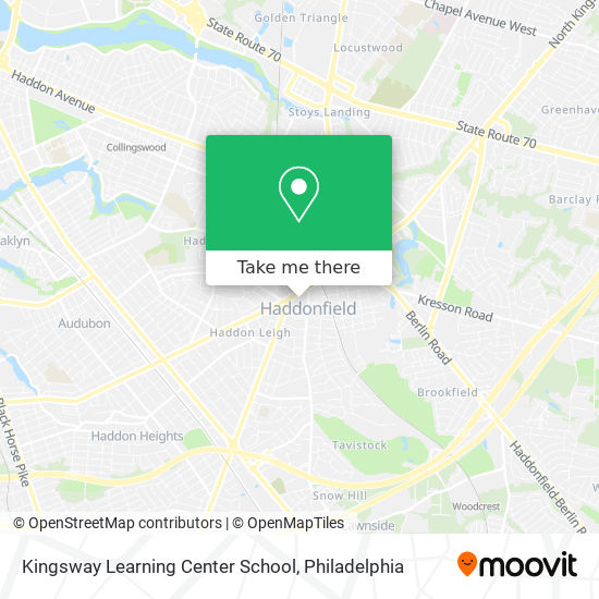 Kingsway Learning Center School map