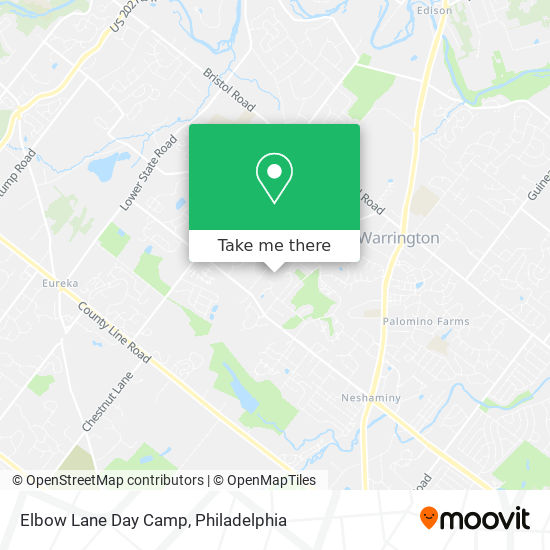 Elbow Lane Day Camp map