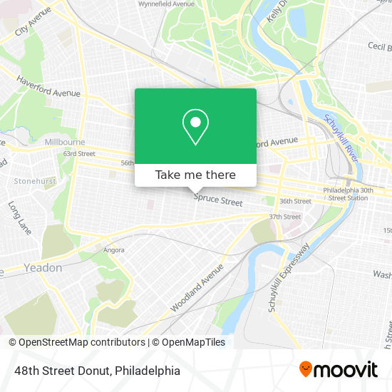 48th Street Donut map