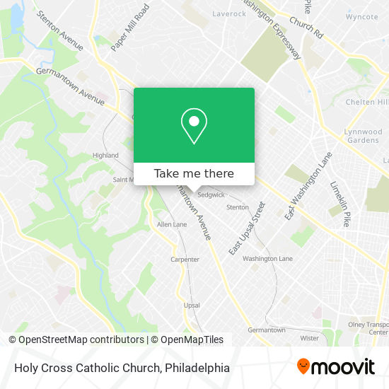 Mapa de Holy Cross Catholic Church