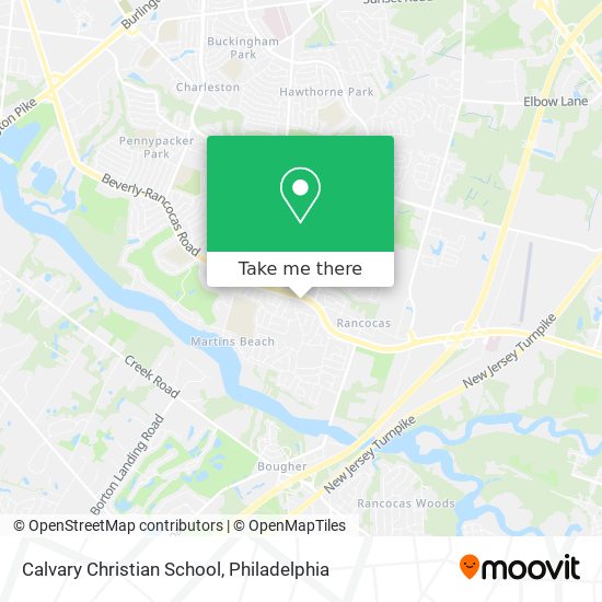 Mapa de Calvary Christian School