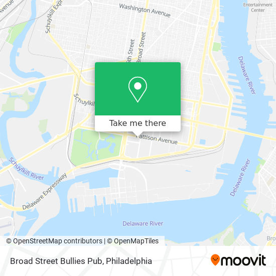 Broad Street Bullies Pub map