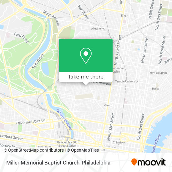 Miller Memorial Baptist Church map