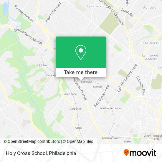 Mapa de Holy Cross School