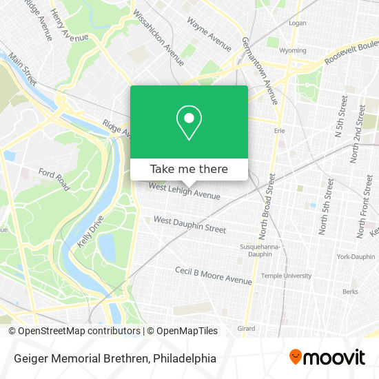 Mapa de Geiger Memorial Brethren