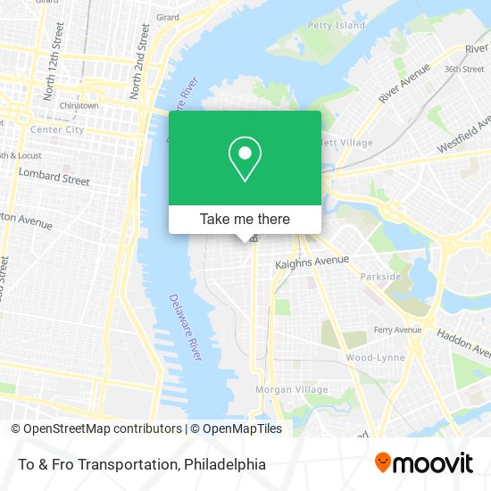 To & Fro Transportation map