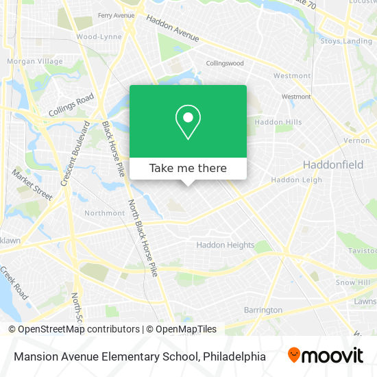 Mansion Avenue Elementary School map