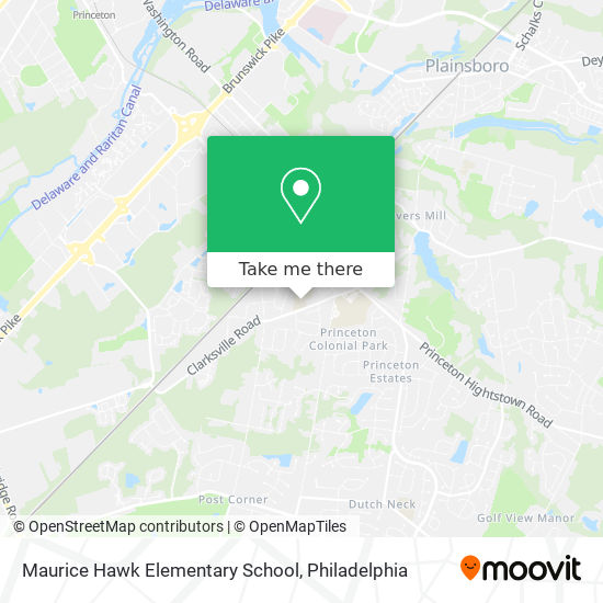 Mapa de Maurice Hawk Elementary School