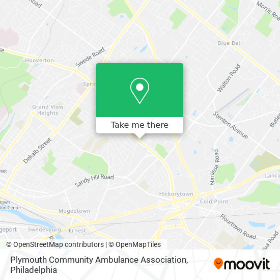 Plymouth Community Ambulance Association map