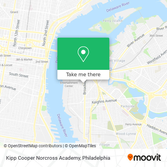 Kipp Cooper Norcross Academy map