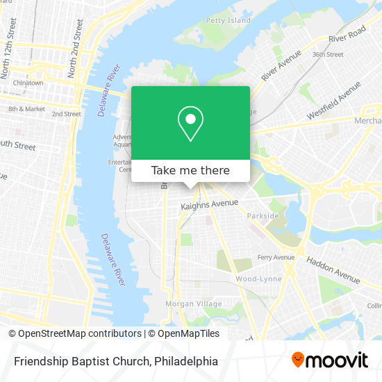 Friendship Baptist Church map