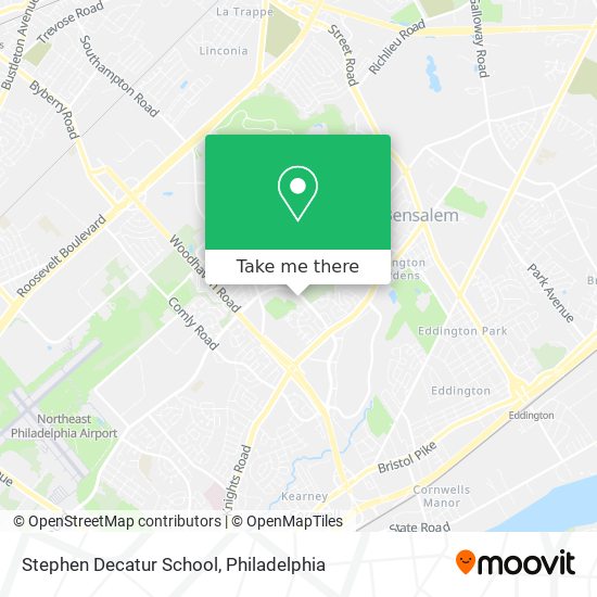 Stephen Decatur School map