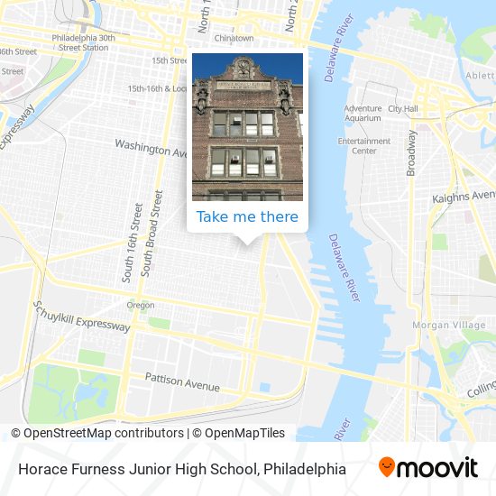 Horace Furness Junior High School map