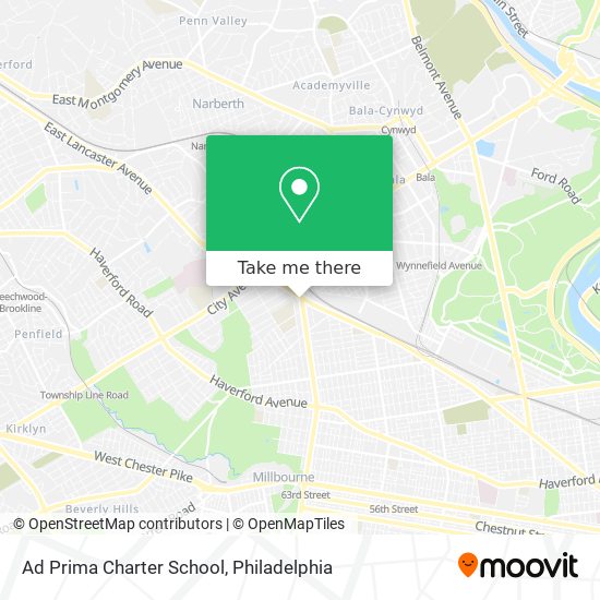 Mapa de Ad Prima Charter School