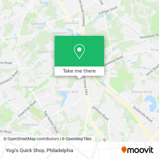 Mapa de Yogi's Quick Shop