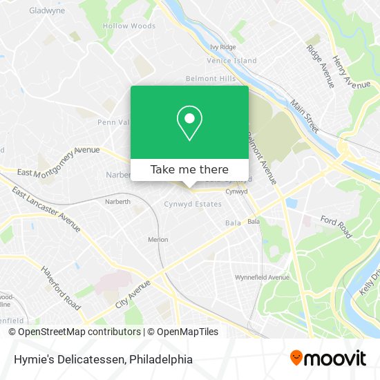 Hymie's Delicatessen map