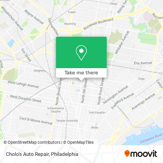 Mapa de Cholo's Auto Repair
