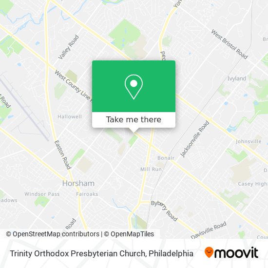 Trinity Orthodox Presbyterian Church map