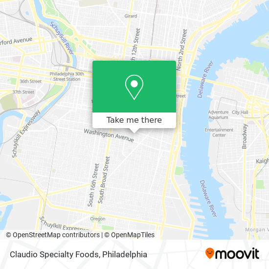 Mapa de Claudio Specialty Foods