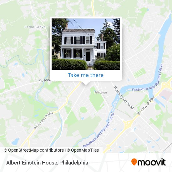 Mapa de Albert Einstein House