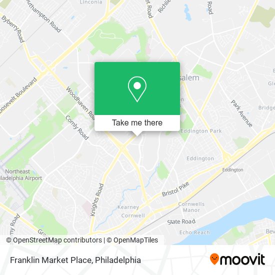 Franklin Market Place map