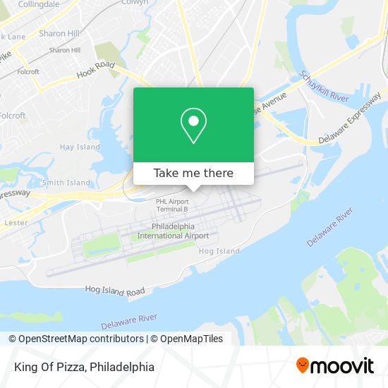 King Of Pizza map