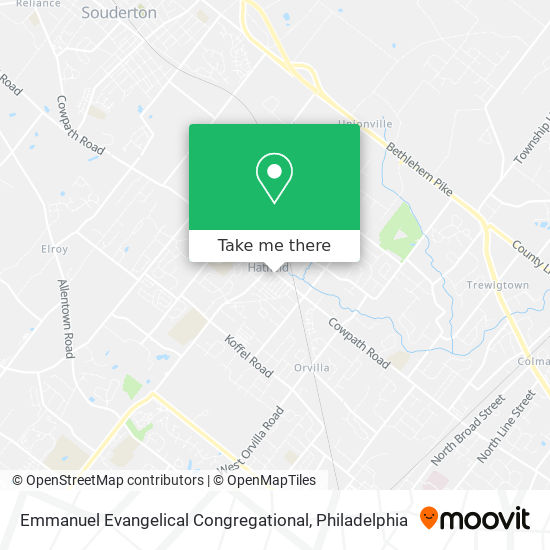 Emmanuel Evangelical Congregational map