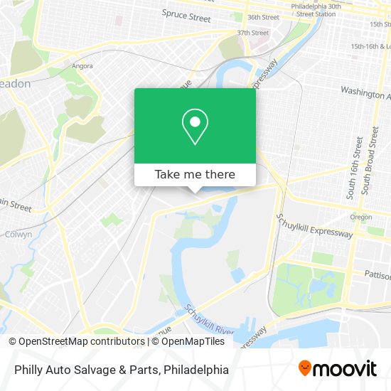Philly Auto Salvage & Parts map