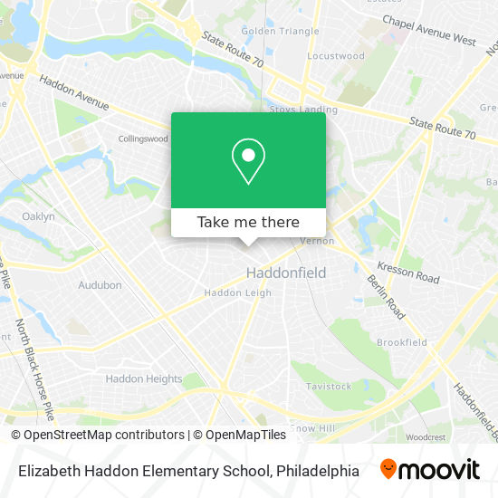 Elizabeth Haddon Elementary School map