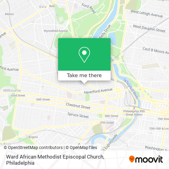 Ward African Methodist Episcopal Church map