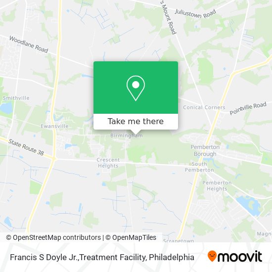 Francis S Doyle Jr.,Treatment Facility map