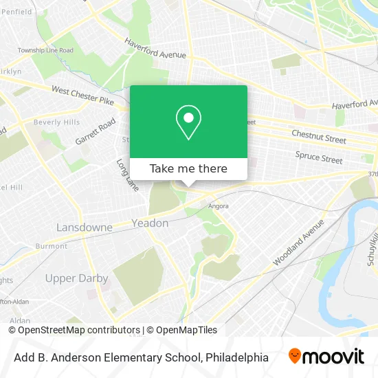 Add B. Anderson Elementary School map